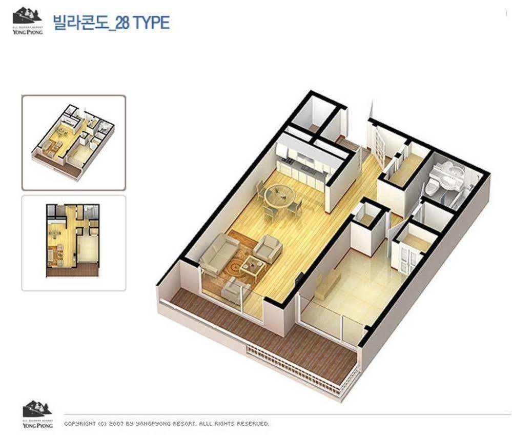 Yongpyong Resort Villa Condominium 평창 외부 사진